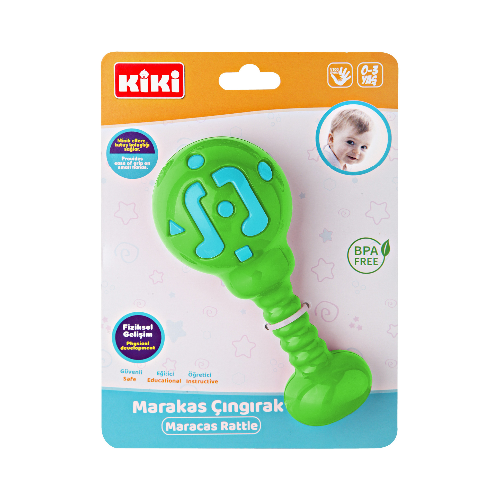 Marakas Çıngırak Kırmızı