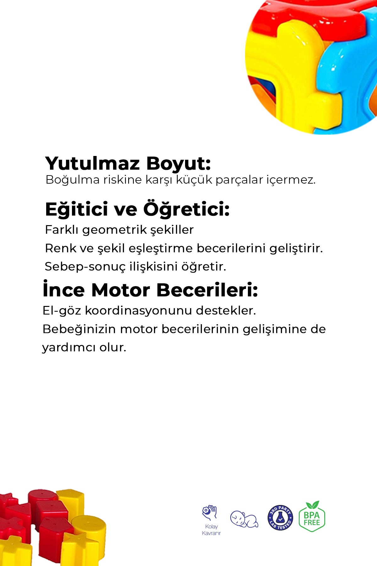 Eğitici Bultak Küp Fileli