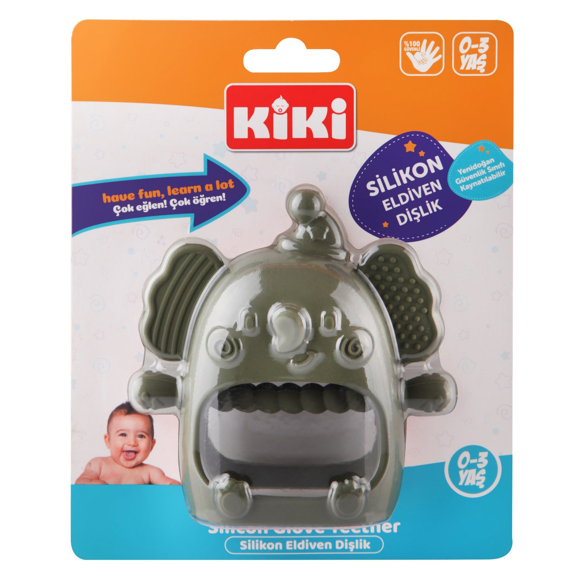 Silikon Dişlik Haki Fil