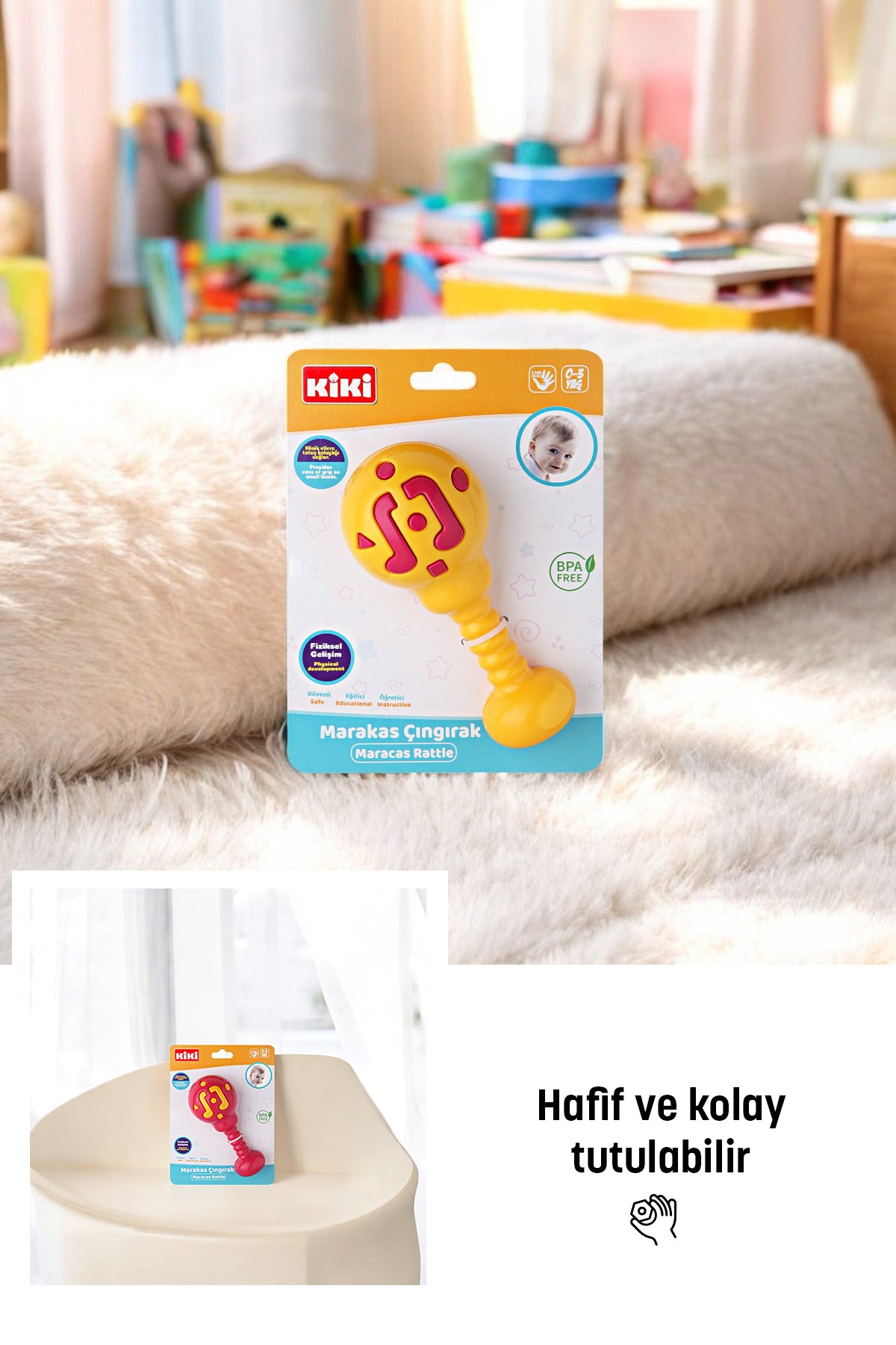 Marakas Çıngırak Turkuaz